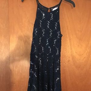 Navy blue homecoming dress